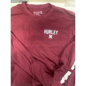 hurley long sleeve shirt size large